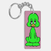 Groene eend sleutelhanger (Voorkant Links)