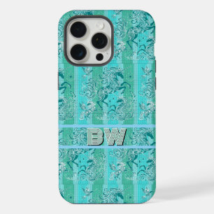 Groene Eenhoorn Geplaatst Patroon Gepersonaliseerd iPhone 15 Pro Max Case