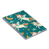 Groene Eenhoorn voor Kinderen Notitieboek (Rechterzijde)