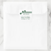 Groene Eenvoudige Deco Chic sparen de Stickers van (Tas)