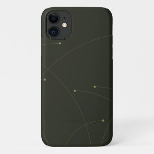 Groene, eenvoudige, elegante, moderne abstracte na Case-Mate iPhone case