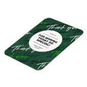 Groene eenvoudige, minimale flatpanel met dank voo magneet (Linkerzijde)