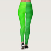 Groene Eenvoudige Stevige Leggings (Achterkant)