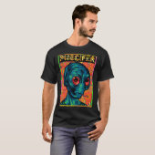 groene eeuwige ruimte alien t-shirt (Voorkant volledig)