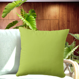 Groene effen kleur kussen