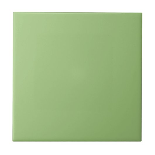 Groene effen kleur tegel tegeltje (Voorkant)