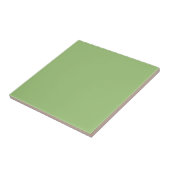 Groene effen kleur tegel tegeltje (Zijkant)