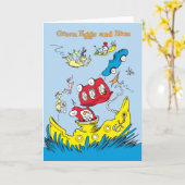 Groene eieren en am | Ik vind ze nergens leuk Kaart (Gele Bloem)