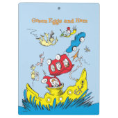 Groene eieren en am | Ik vind ze nergens leuk Klembord (Achterkant)