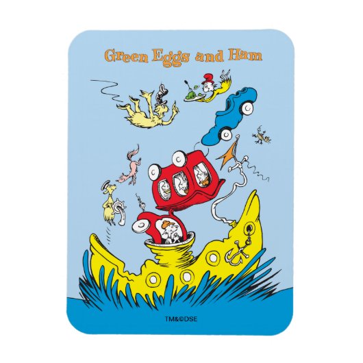 Groene eieren en am | Ik vind ze nergens leuk Magneet (Verticaal)