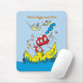 Groene eieren en am | Ik vind ze nergens leuk Muismat (Met muis)