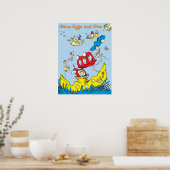 Groene eieren en am | Ik vind ze nergens leuk Poster (Keuken)