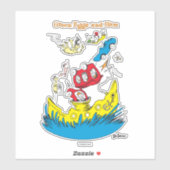 Groene eieren en am | Ik vind ze nergens leuk Sticker (Vel)