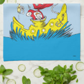 Groene eieren en am | Ik vind ze nergens leuk Theedoek (Gevouwen)