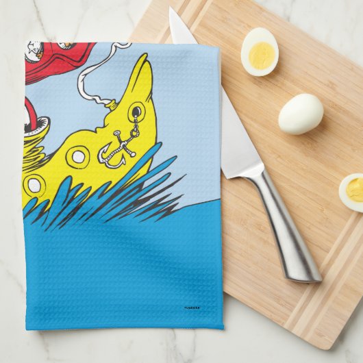 Groene eieren en am | Ik vind ze nergens leuk Theedoek (Quarter Fold)