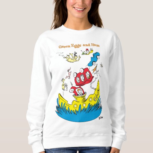 Groene eieren en am | Ik vind ze nergens leuk Trui (Voorkant)