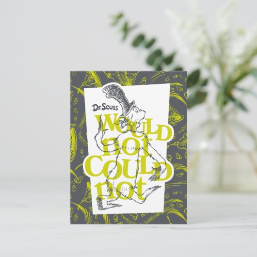 Groene eieren en am | Niet mogelijk Briefkaart (Staand voorkant)