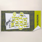 Groene eieren en am | Niet mogelijk Strandlaken (Voorkant)