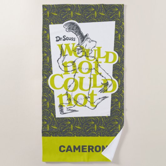 Groene eieren en am | Niet mogelijk Strandlaken (Voorkant)