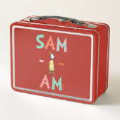 Groene eieren en am | Sam-I-Am (Achterkant)