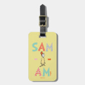 Groene eieren en am | Sam-I-Am Bagagelabel (Voorkant verticaal)