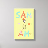 Groene eieren en am | Sam-I-Am Canvas Afdruk (Voorkant)