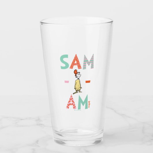 Groene eieren en am | Sam-I-Am Glas (Voorkant)