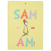 Groene eieren en am | Sam-I-Am Klembord (Achterkant)