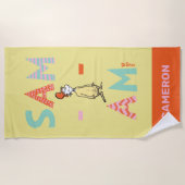 Groene eieren en am | Sam-I-Am Strandlaken (Voorkant)