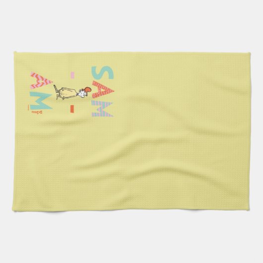 Groene eieren en am | Sam-I-Am Theedoek (Horizontaal)