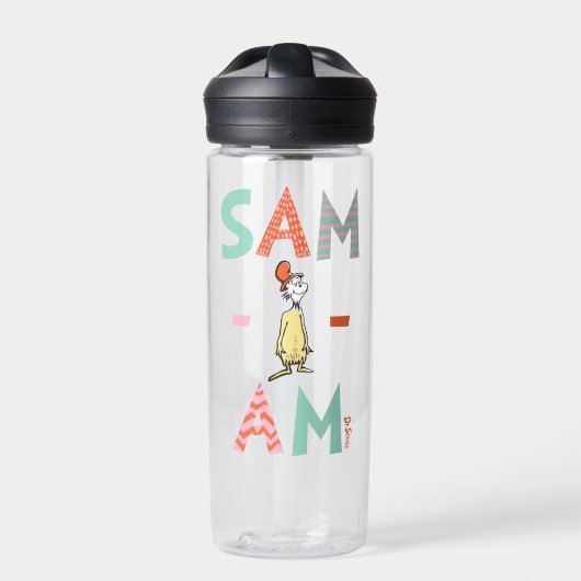 Groene eieren en am | Sam-I-Am Waterfles (Voorkant)