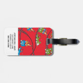 Groene eieren en am | Treinpatroon Bagagelabel (Achterkant horizontaal)