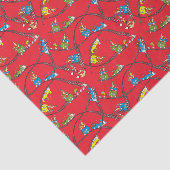 Groene eieren en am | Treinpatroon Tissuepapier (Detail)