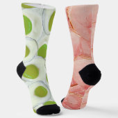 Groene eieren en ham novelty sokken (Gebogen)