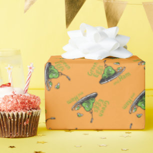 Groene Eieren en Ham Patroon Cadeaupapier