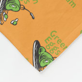 Groene Eieren en Ham Patroon Fleece Deken (Hoek)