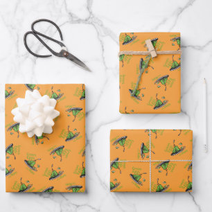 Groene Eieren en Ham Patroon Inpakpapier Vel