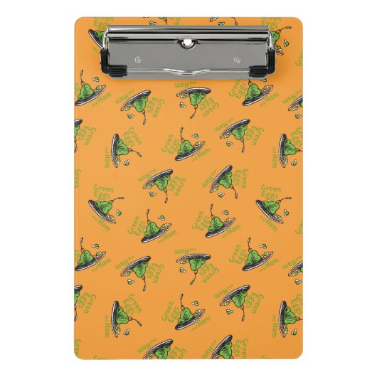 Groene Eieren en Ham Patroon Mini Klembord (Voorkant)