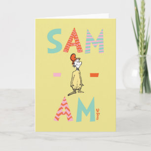 Groene eieren en ham   Sam-I-Am Kaart