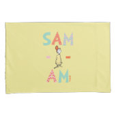 Groene eieren en ham| Sam-I-Am Kussensloop (Voorkant-Rechts)