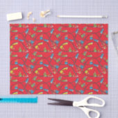 Groene eieren en ham | Treinpatroon Tissuepapier (Craft)