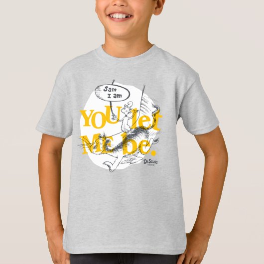 Groene eieren en ham| U laat mij T-shirt (Voorkant)