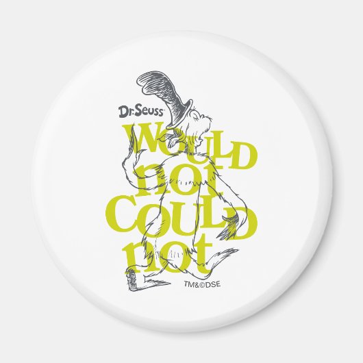 Groene eieren en ham | Wilde niet Kon niet Magneet (Voorkant)