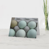 Groene eieren kaart (Voorkant)