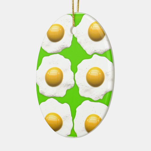 groene eieren keramisch ornament (Links)