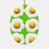 groene eieren keramisch ornament (Voorkant)