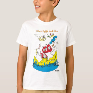 Groene eieren met ham Ik hou er nergens van T-shirt