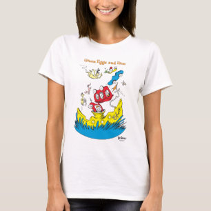 Groene eieren met ham Ik hou er nergens van T-shirt