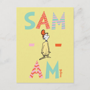 Groene eieren met ham   Sam-I-Am Briefkaart