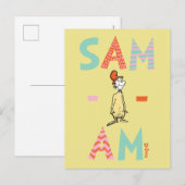 Groene eieren met ham | Sam-I-Am Briefkaart (Voorkant / Achterkant)